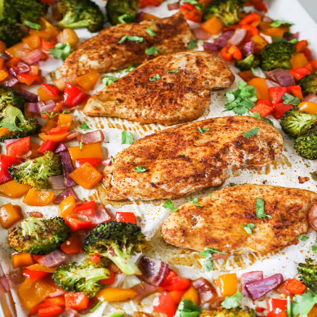 Southwest Sheet Pan Chicken and Veggies - Maple Jubilee