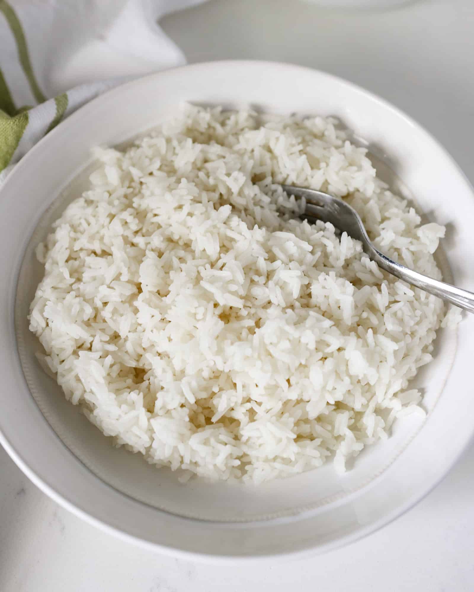 Cooked White Jasmine Rice