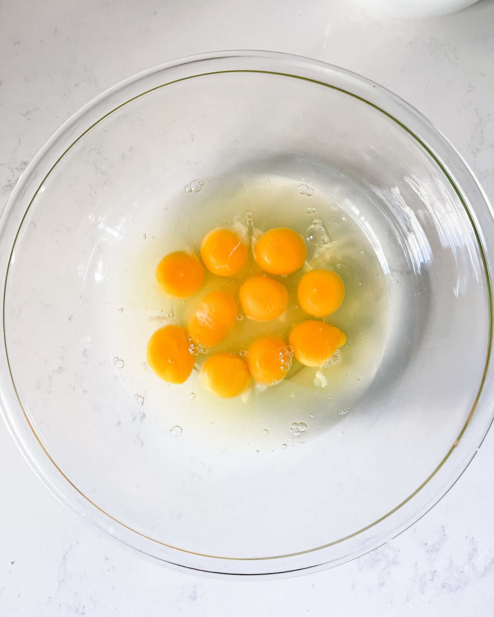 Eggs for frittata
